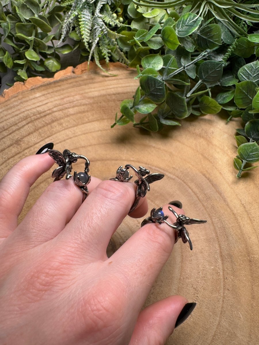 Labradorite Fairy Ring Adjustable