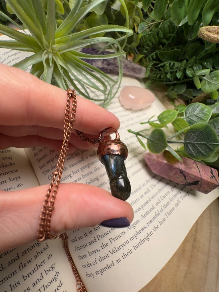 Labradorite Penis Necklace