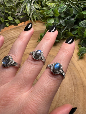 Labradorite Ring Adjustable