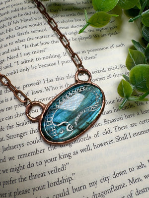 Labradorite Snake Necklace