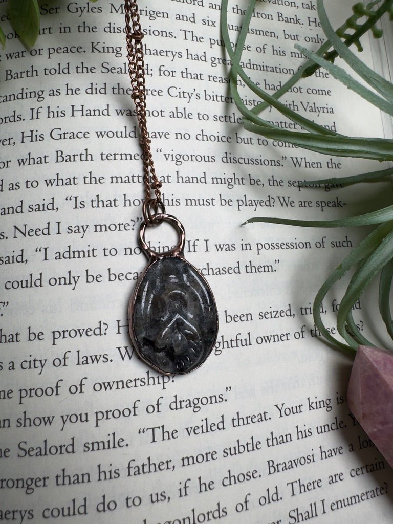Larvikite Yoni Necklace