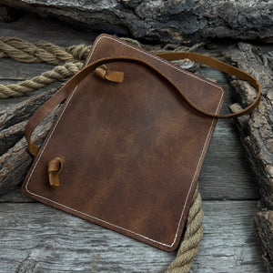 Leather Breast Plate with Belt