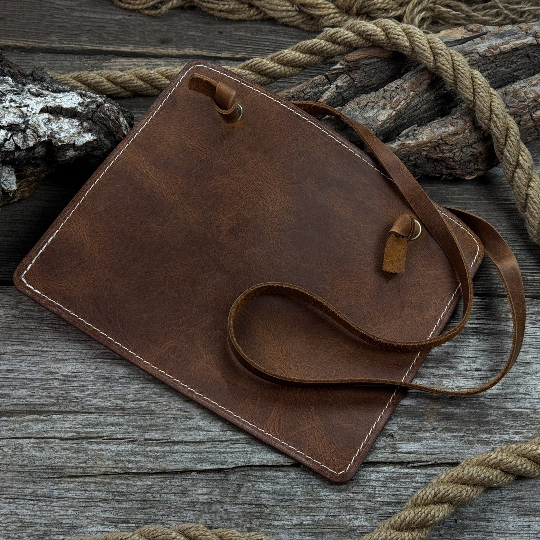 Leather Breast Plate with Belt