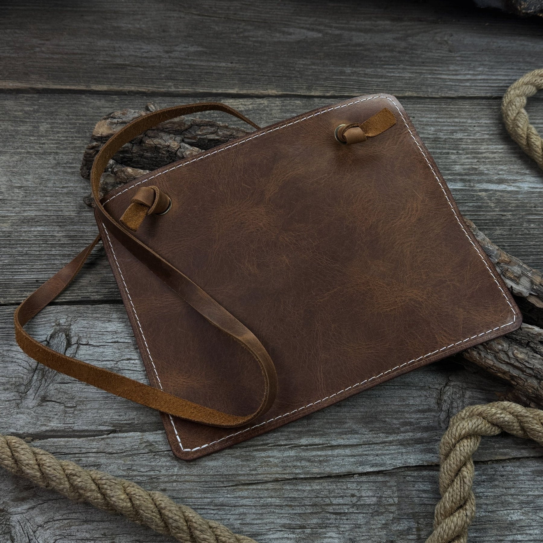 Leather Breast Plate with Belt