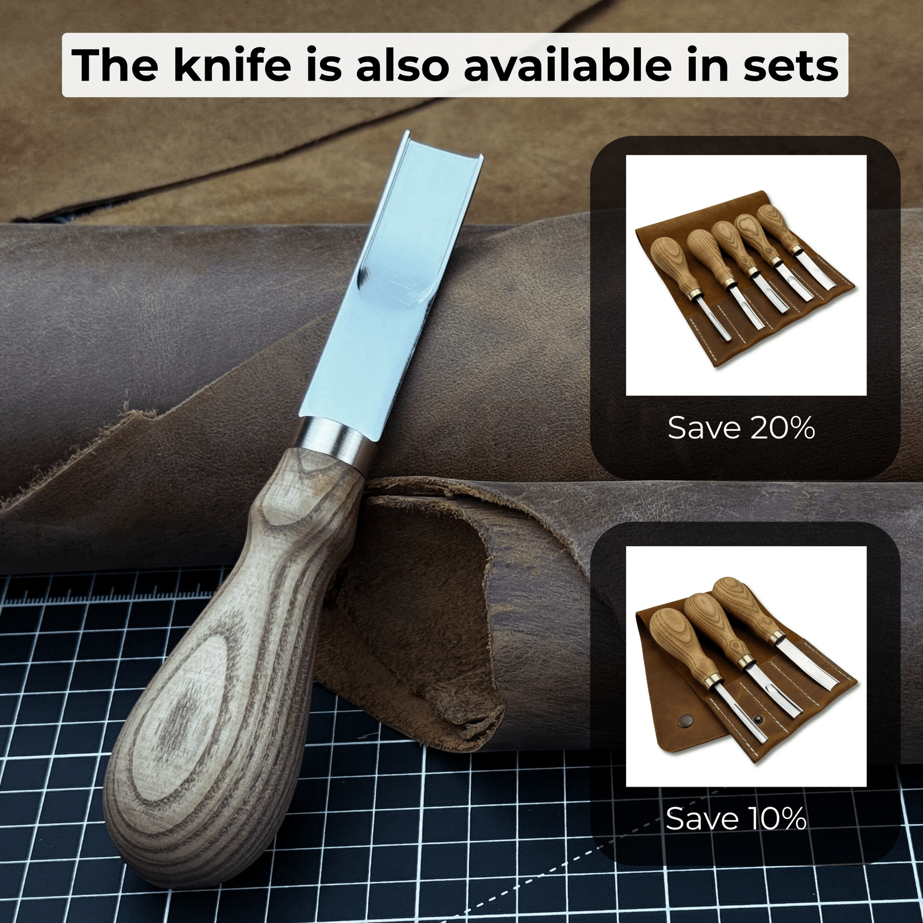 Leather Edge Skiver, 4-16 mm (0.16-0.63 inches)