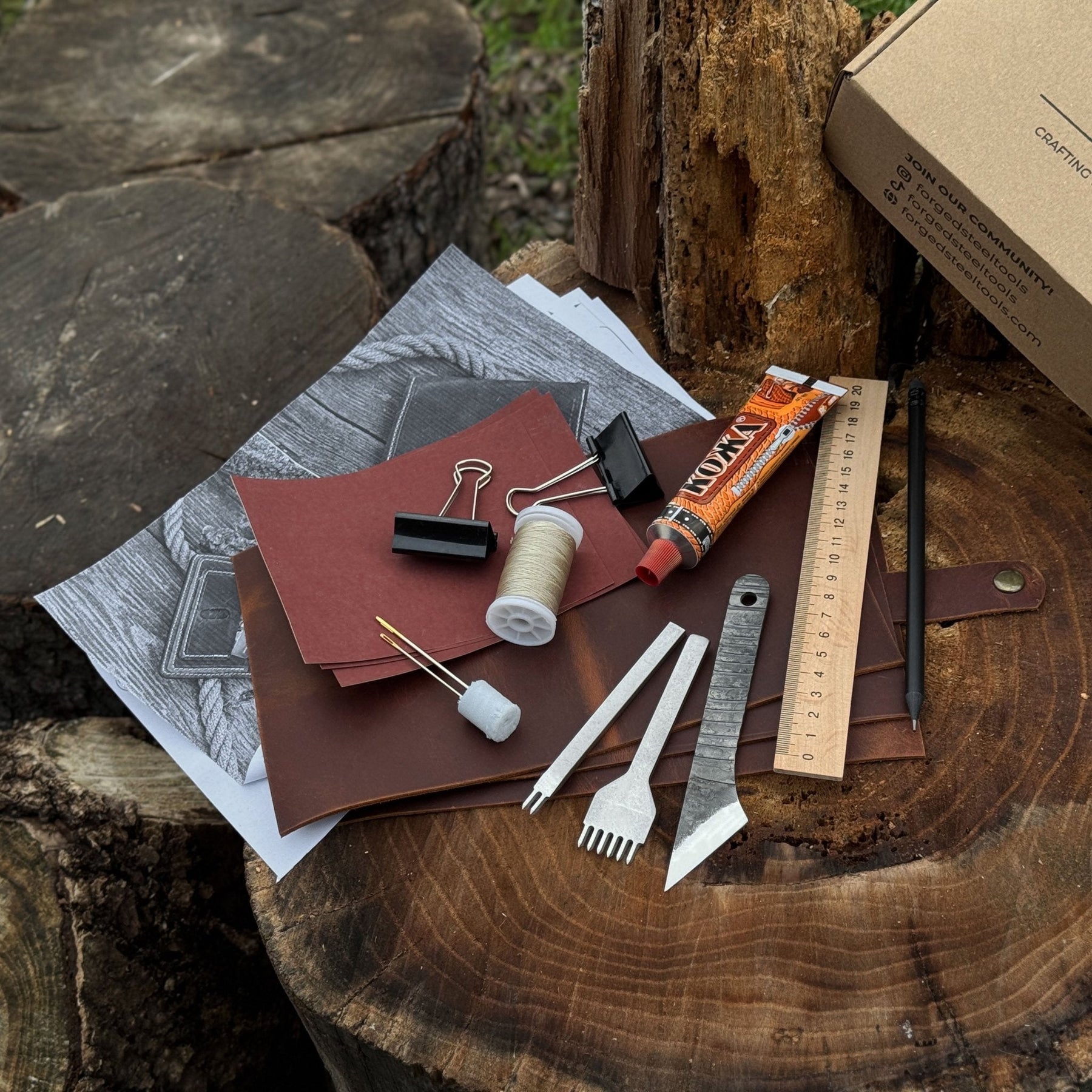 Leather Wallet DIY Kit