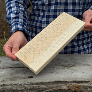 Linden Wood Carving Board with Pre-Drawn Pattern