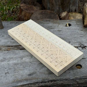 Linden Wood Carving Board with Pre-Drawn Pattern