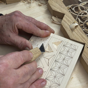 Linden Wood Carving Board with Pre-Drawn Pattern