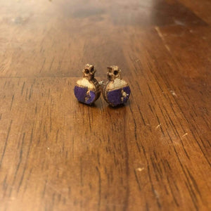 Mad Scientist Potion Bottle Wooden Dangle Earrings | Fantasy Jewelry