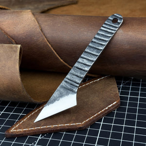 Marking Knife Kiridashi with leather sheath, 4 cm (1.57 inches)