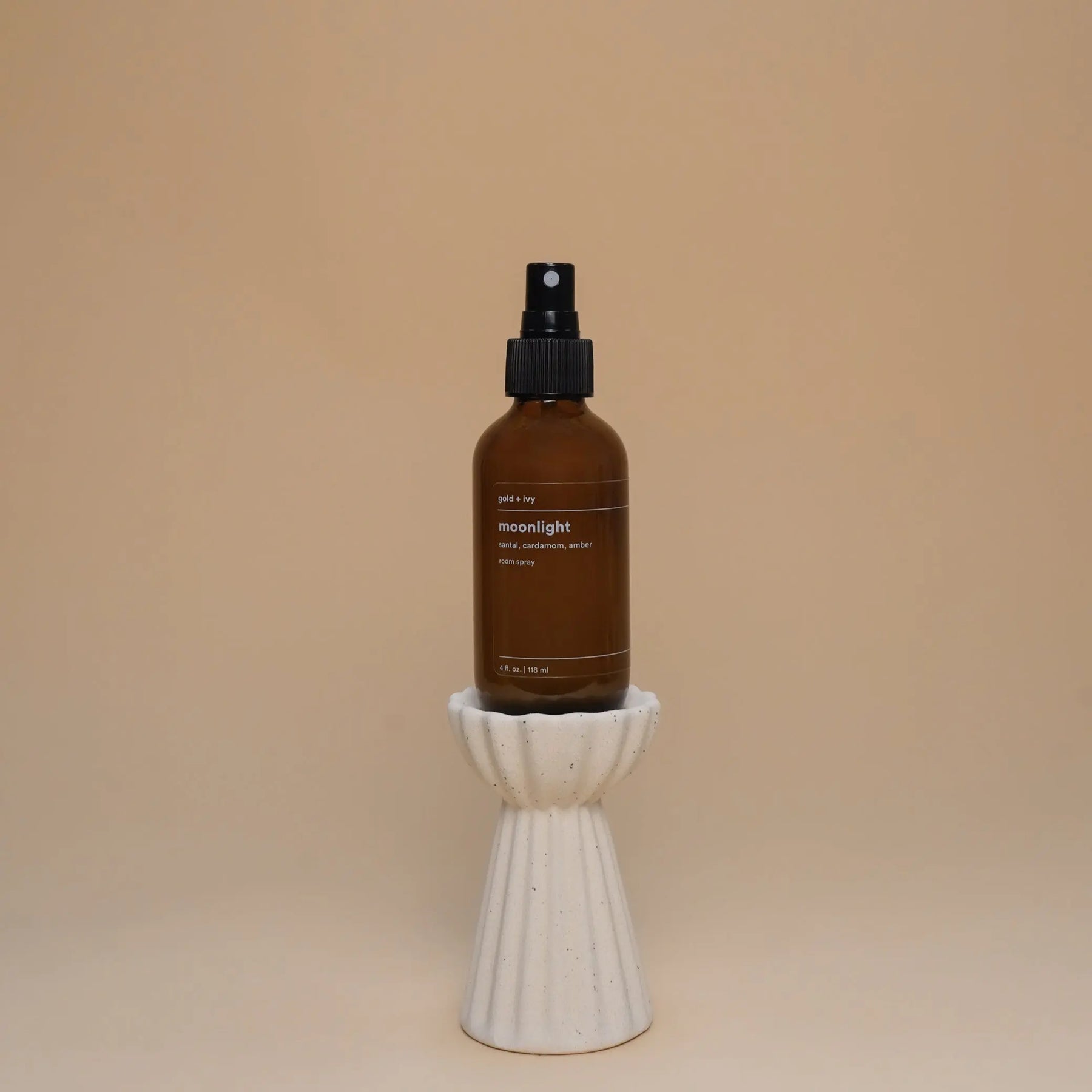 Gold + Ivy Moonlight room spray with santal, cardamom, amber scent