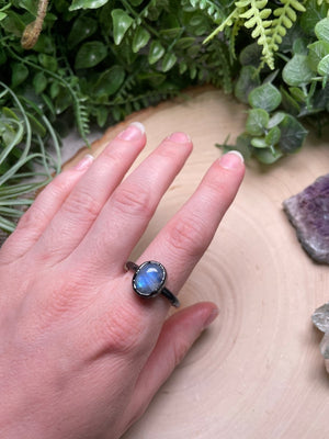 Moonstone Ring Size 12.25