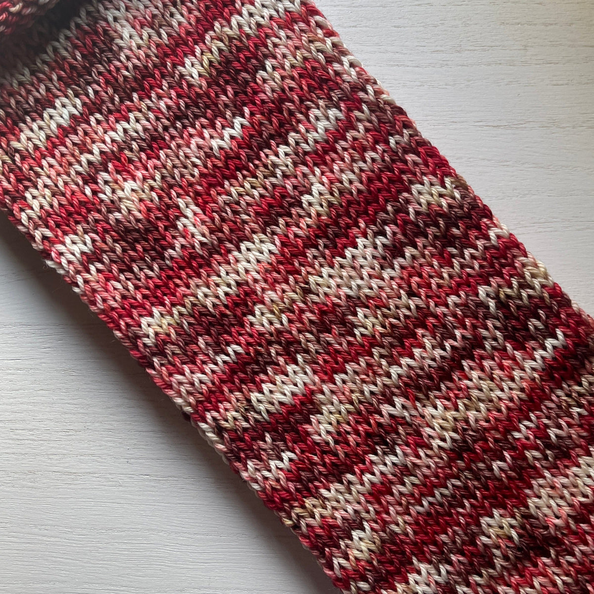 Peppermint Mocha detail view 4 by Mountaintop Yarn