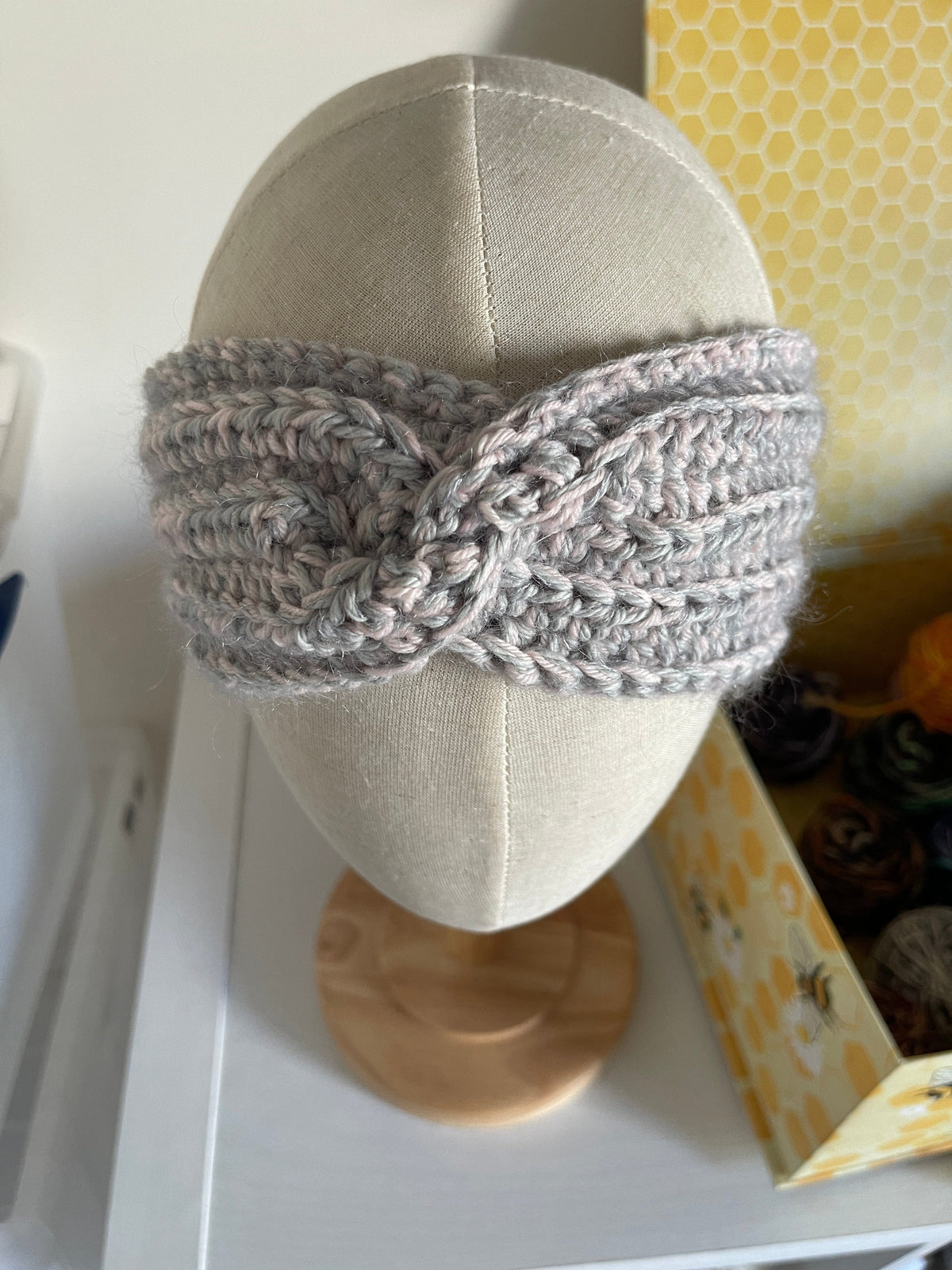 Ridge Twist Headband Pattern detail view 4 by Mountaintop Yarn