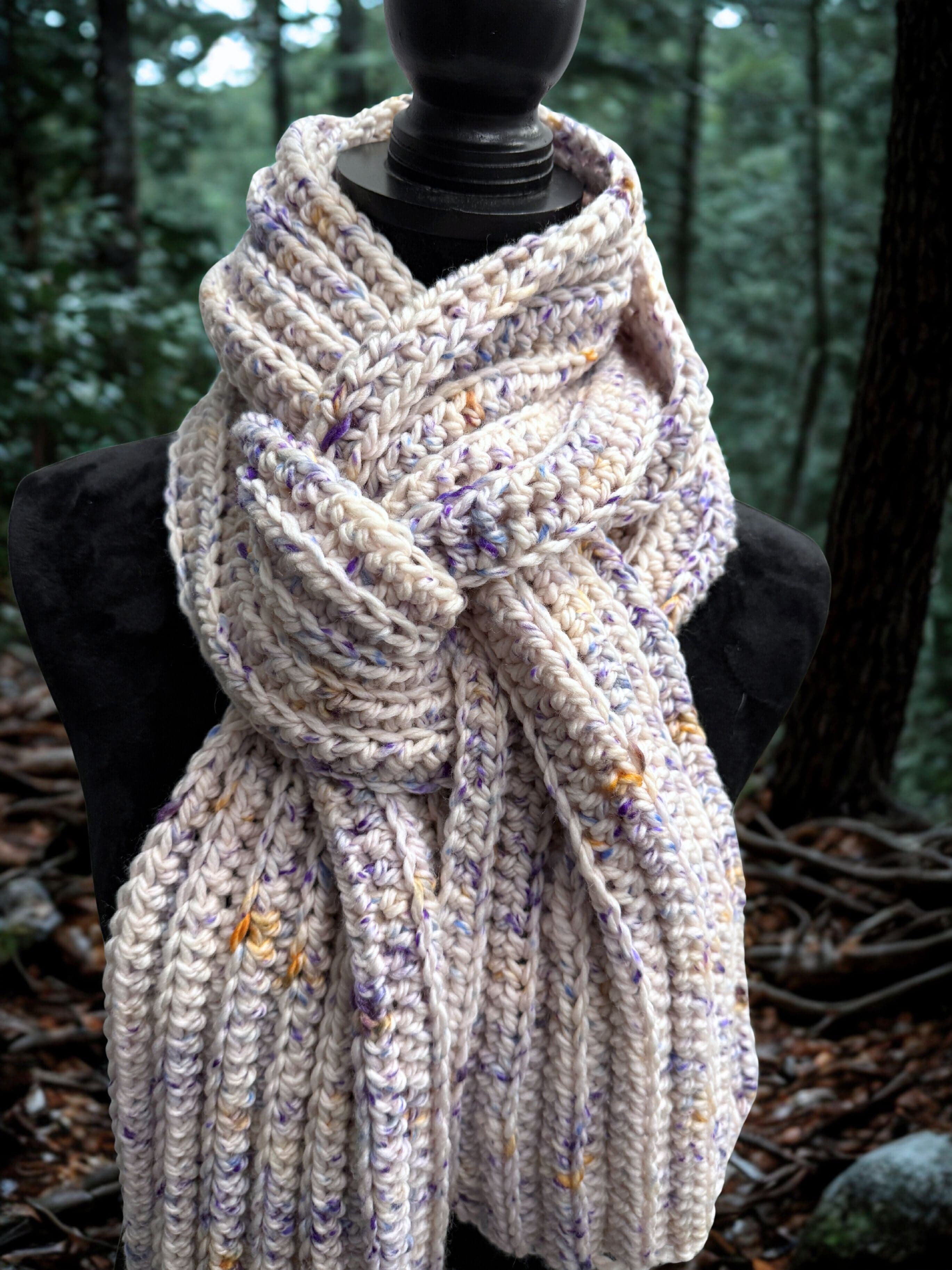 Sunday Stroll Crochet Scarf