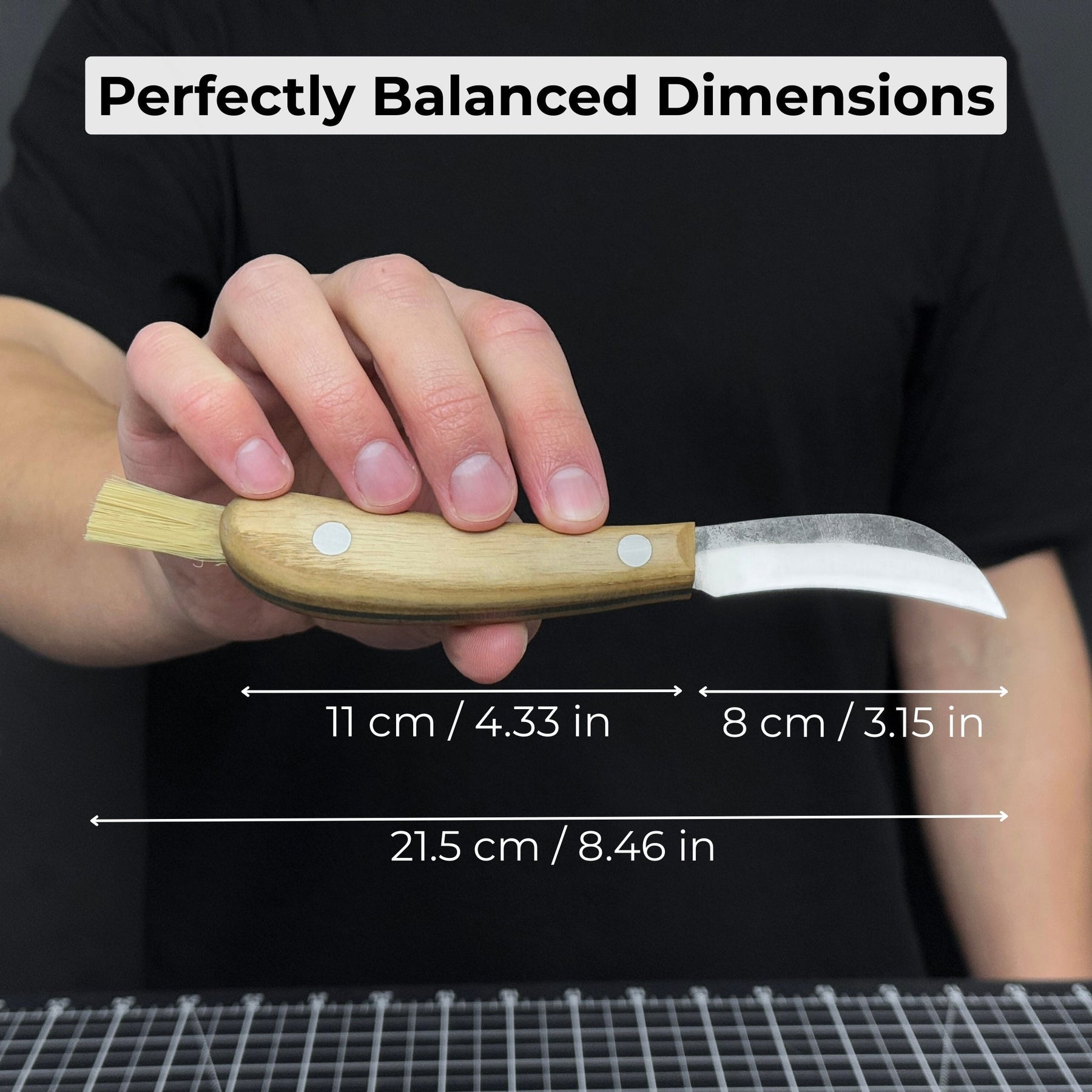 Mushroom Knife for Forest Walks, 6.5 cm (2.56 inches)