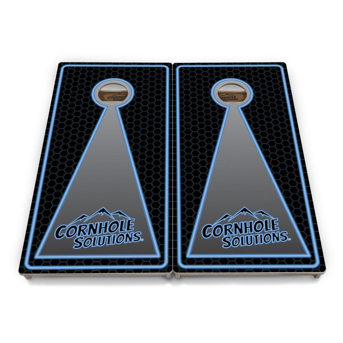 Neon Keyhole Cornhole Boards – Tournament Series