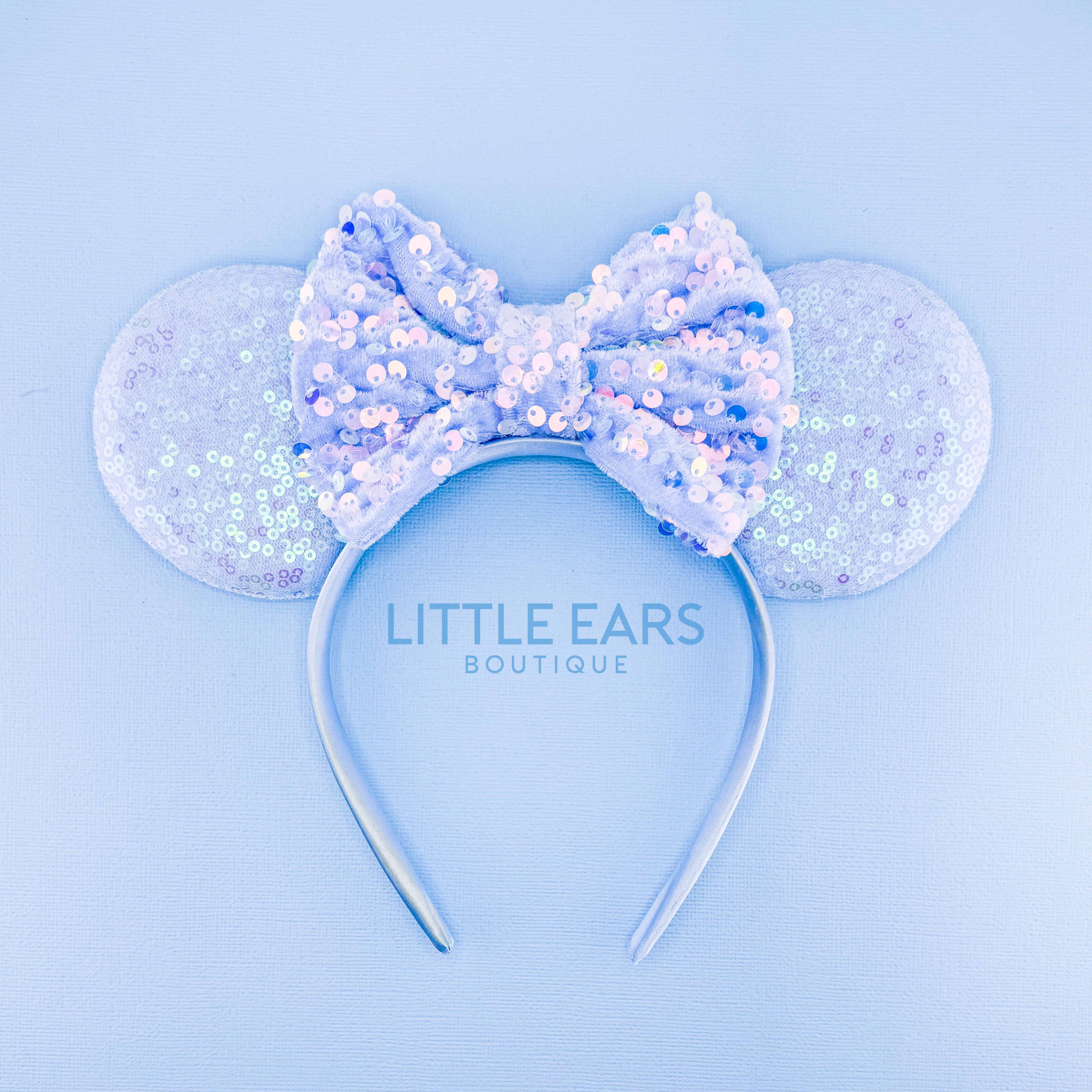 Blue Sequin Mickey Ears
