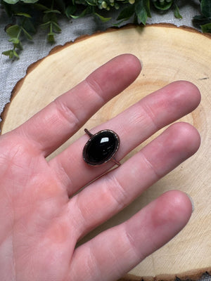 Obsidian Ring Size 10