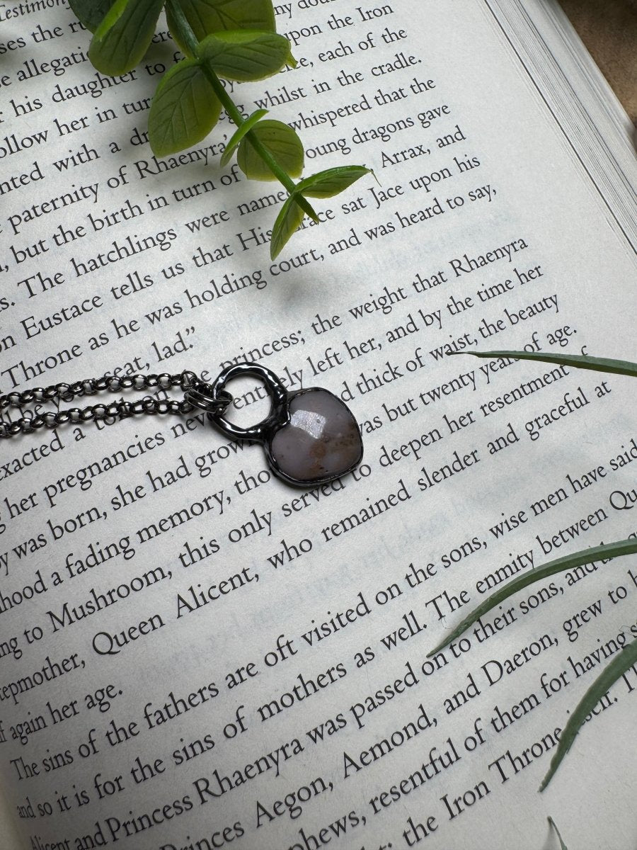 Ocean Jasper Heart Necklace