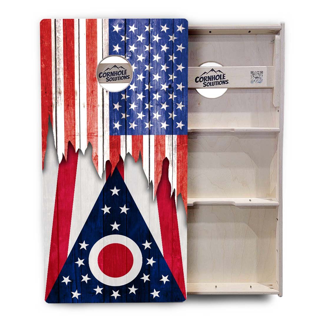 State Flag Cornhole Boards – NM–SC – Tournament Series