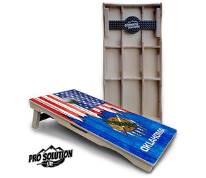 State Flag Cornhole Boards – NM to SC – Pro Lite or Pro Elite