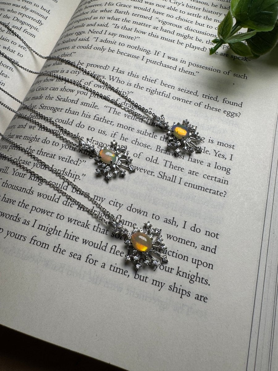 Opal Necklace Adjustable