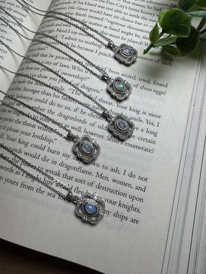 Opal Necklace Adjustable
