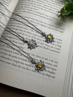 Opal Necklace Adjustable