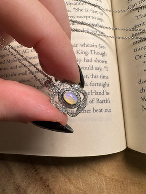 Opal Necklace Adjustable