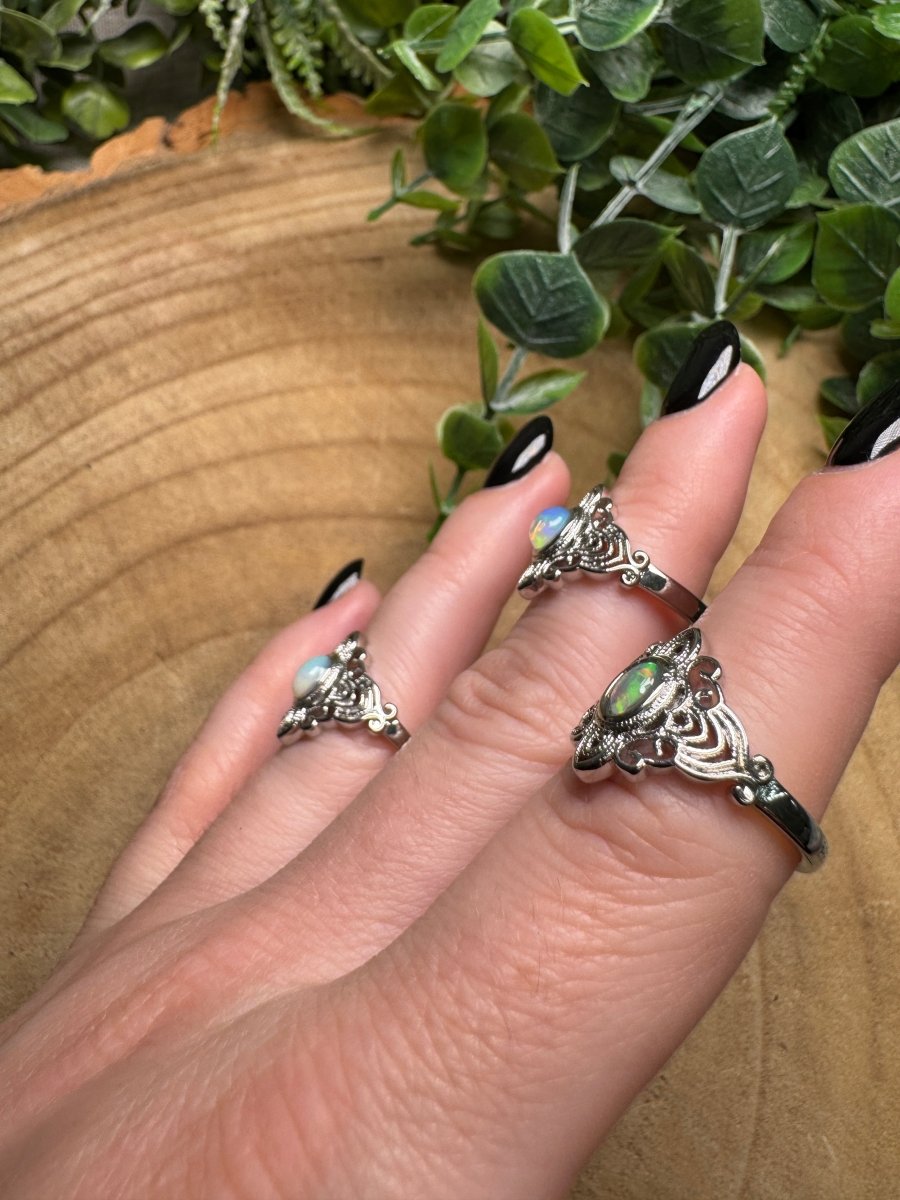 Opal Ring Adjustable