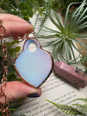 Opalite Locket Necklace