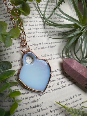 Opalite Locket Necklace