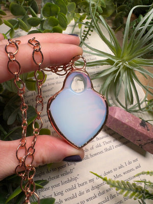 Opalite Locket Necklace