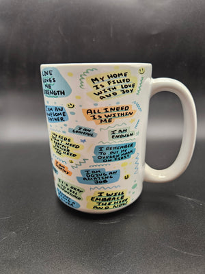 "Dad's Self-Love Cup" 15oz Ceramic Coffee Mug