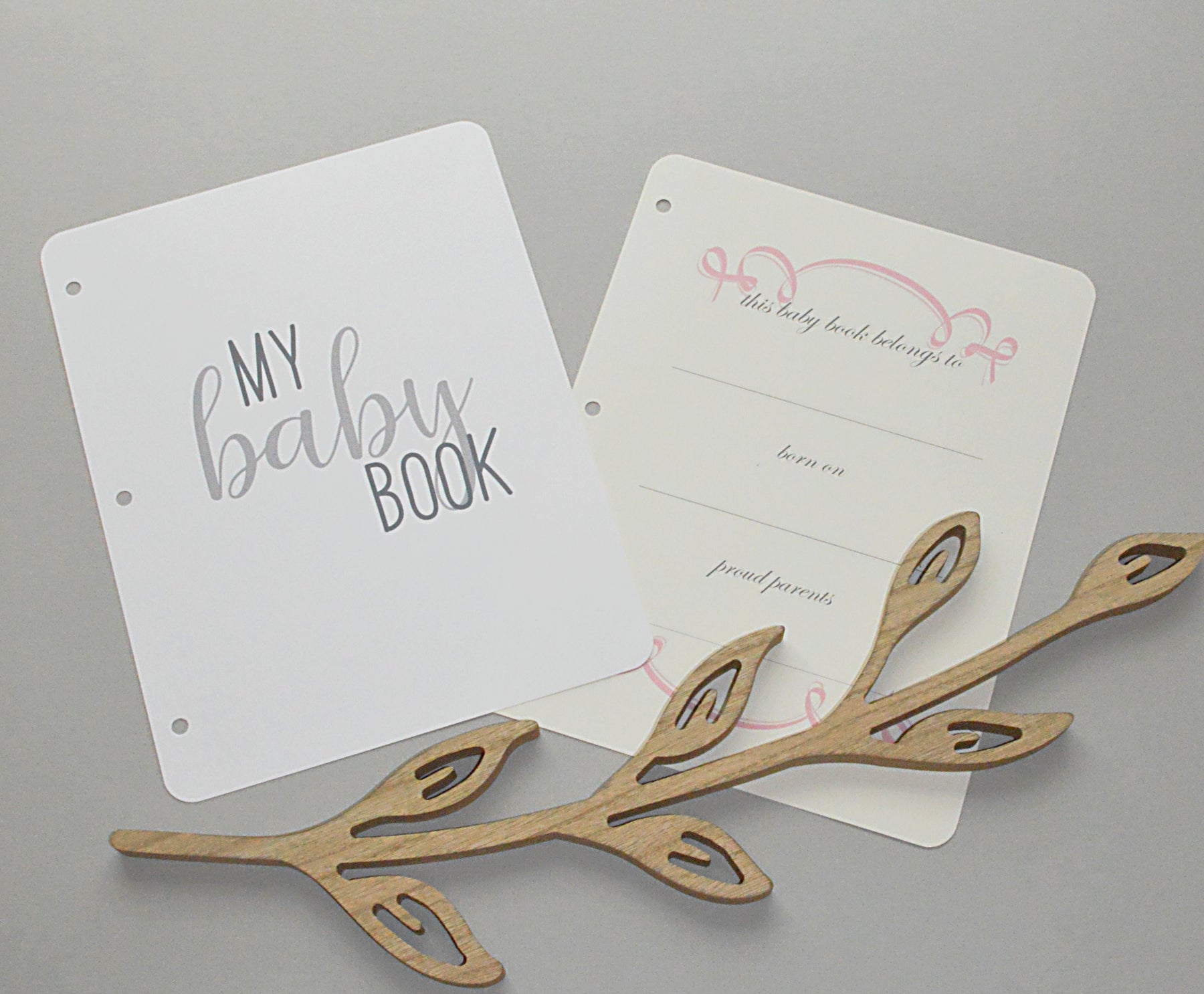 Baby Memory Book - Ivory Silk (w/ Accent)
