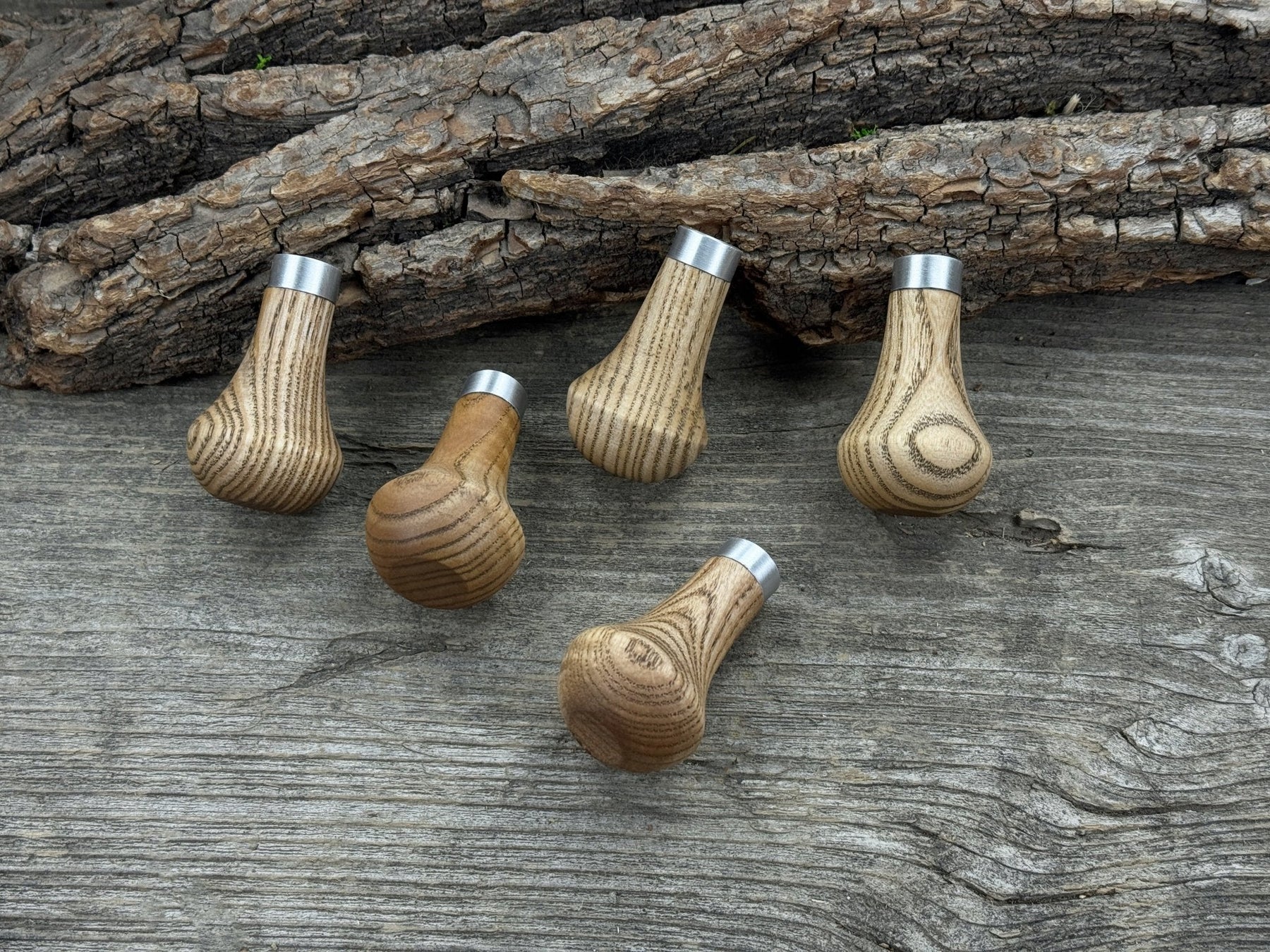 Palm Grip Handles for Wood Carving Tools (Set of 5), 6 cm (2.36 in)