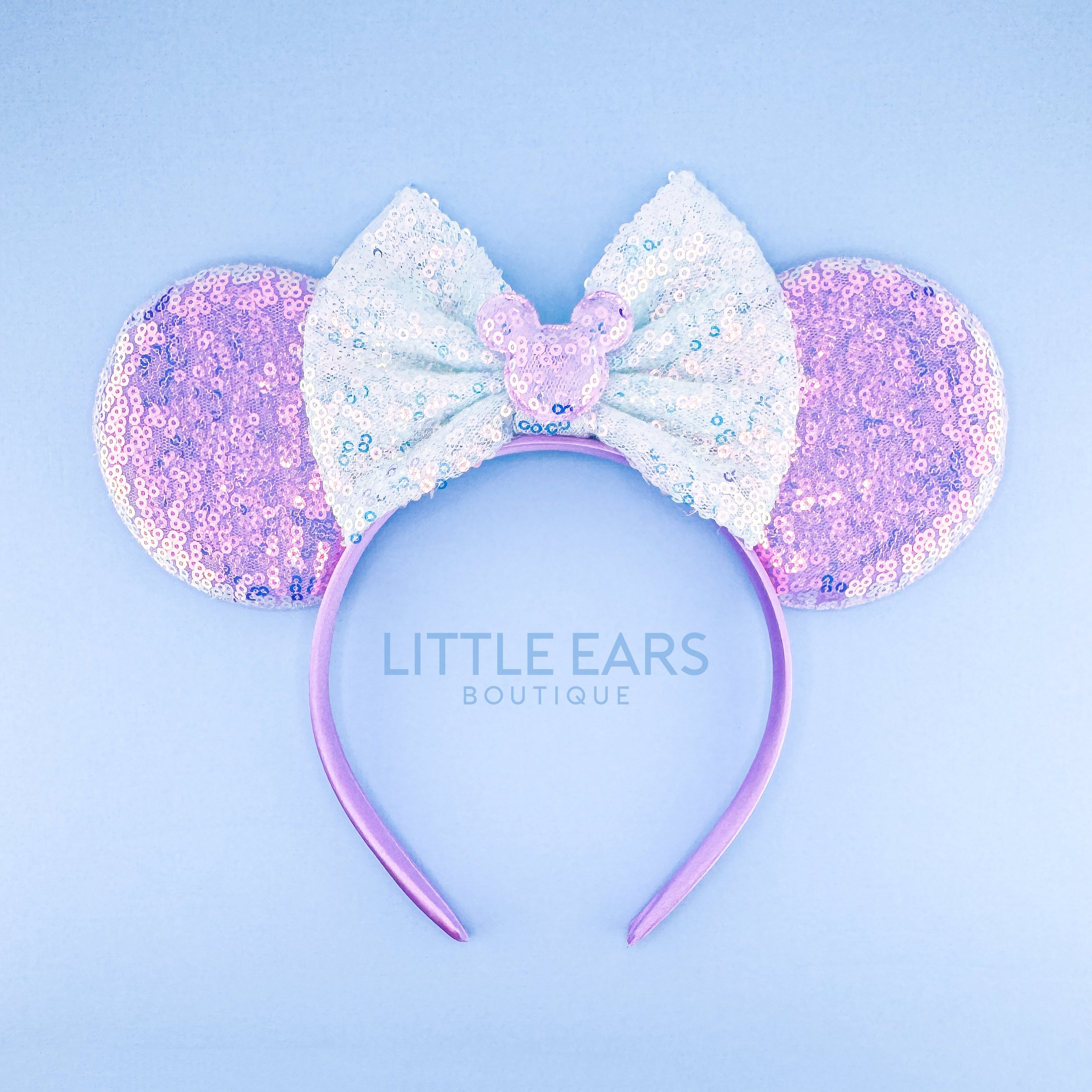 Pastel Purple Iridescent Mickey Ears