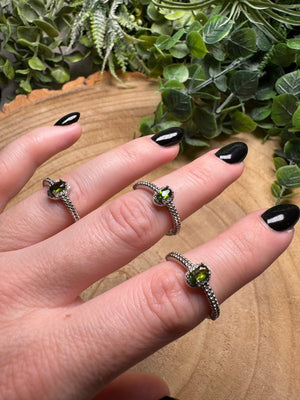 Peridot Ring Adjustable