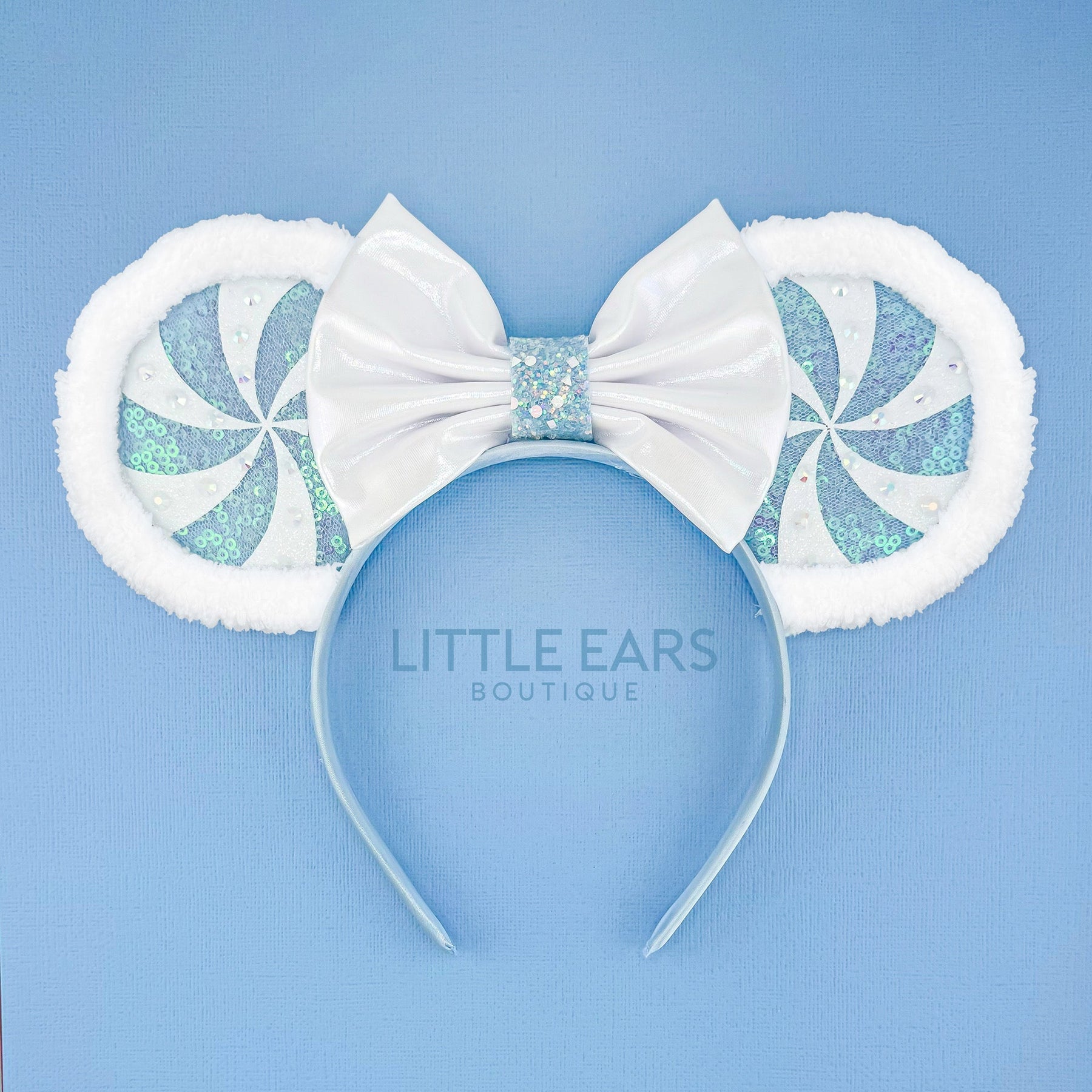 Pink Candycane Mickey Ears