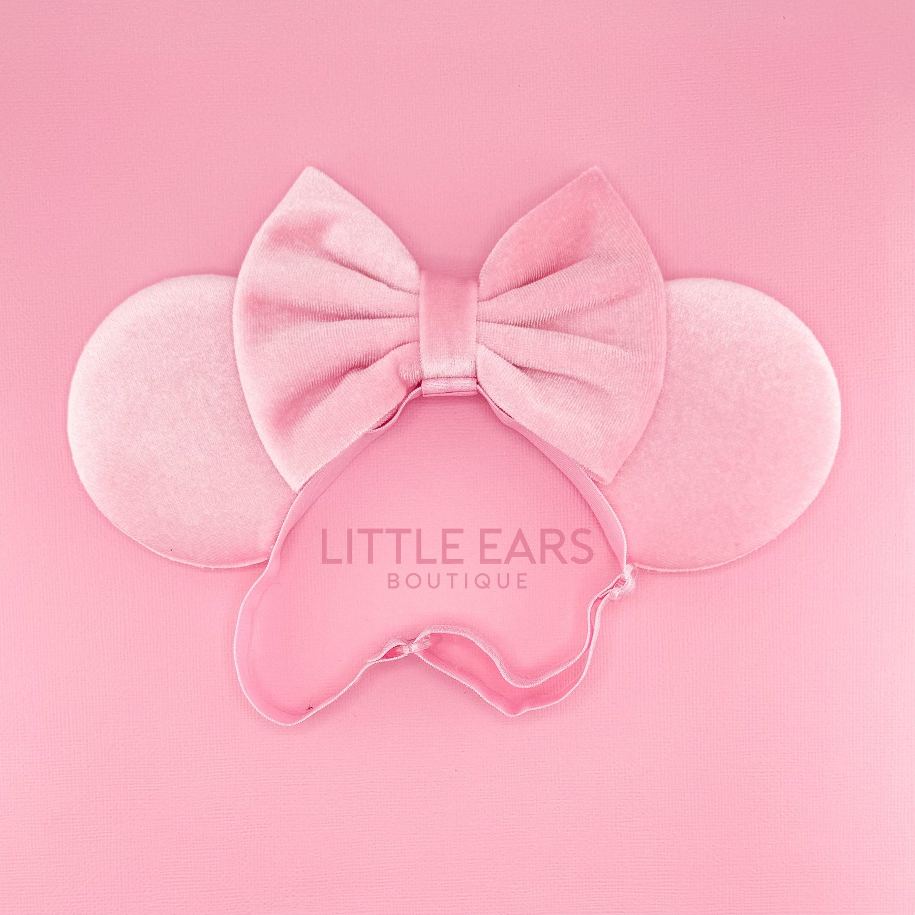 Pink Velvet Mommy & Me Mickey Ears