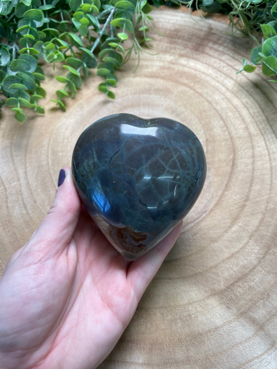 Polychrome Jasper Heart