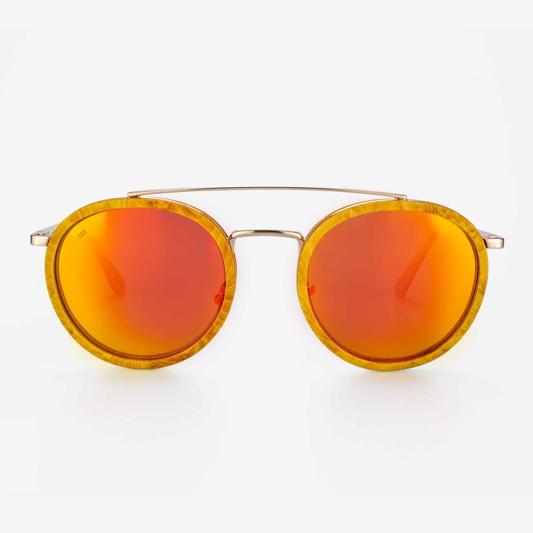 Ponce - Metal & Wood Sunglasses