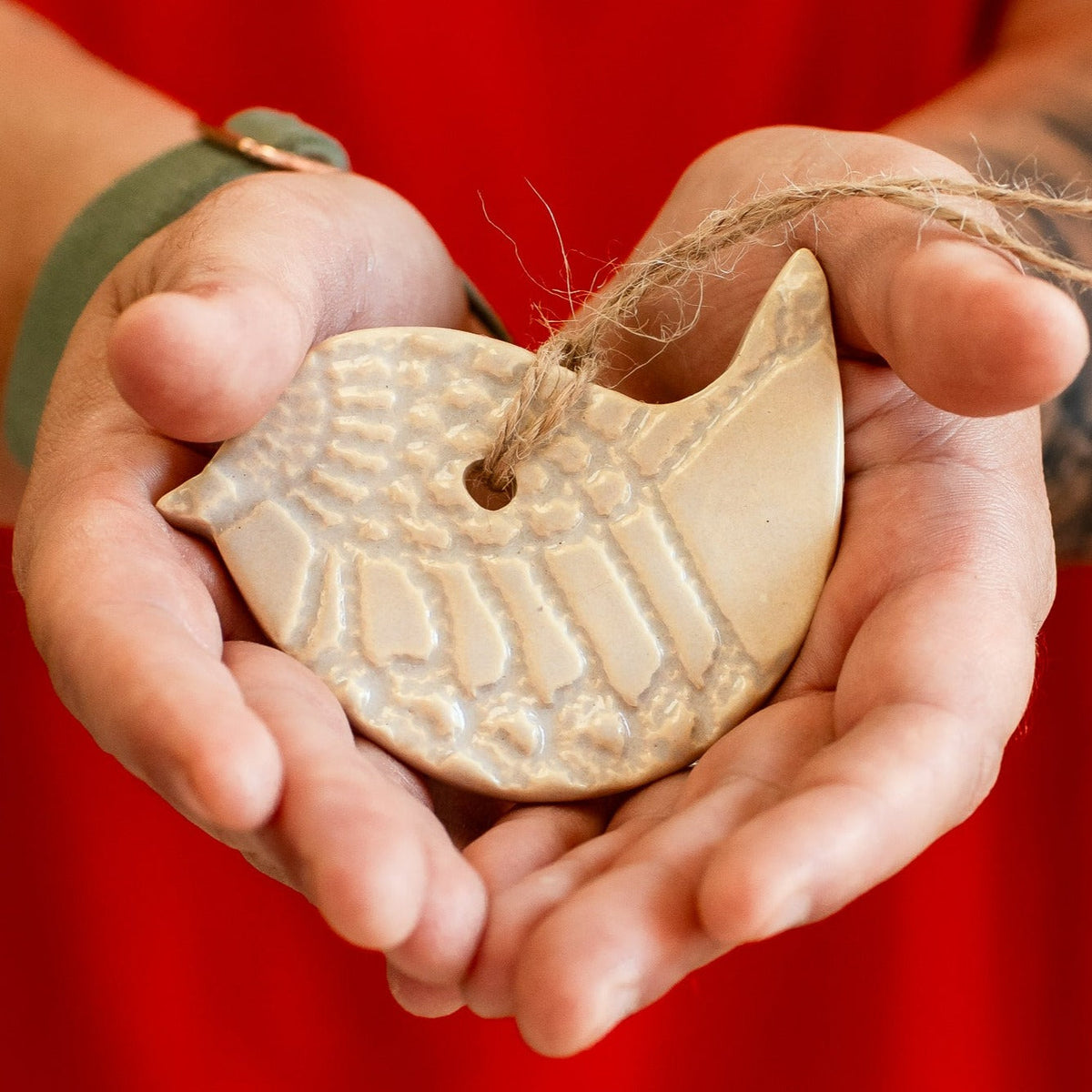 Prodigal Pottery Bird Ornament — product view 1