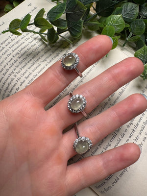 Prehnite Adjustable Ring