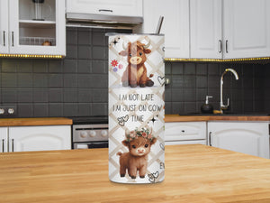 "Life's Better With A Cow In View" 20oz Tumbler