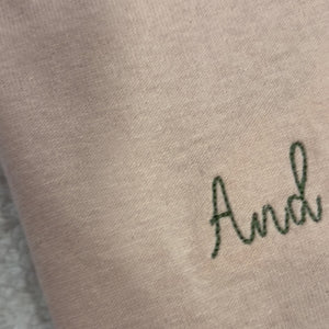 Custom Birth Month Flower Embroidered Shirt