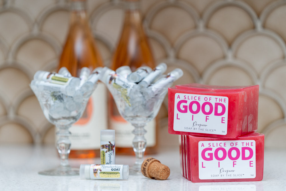 PROSECCO SOAP SLICE 5 oz. detail view by Essential Journeys