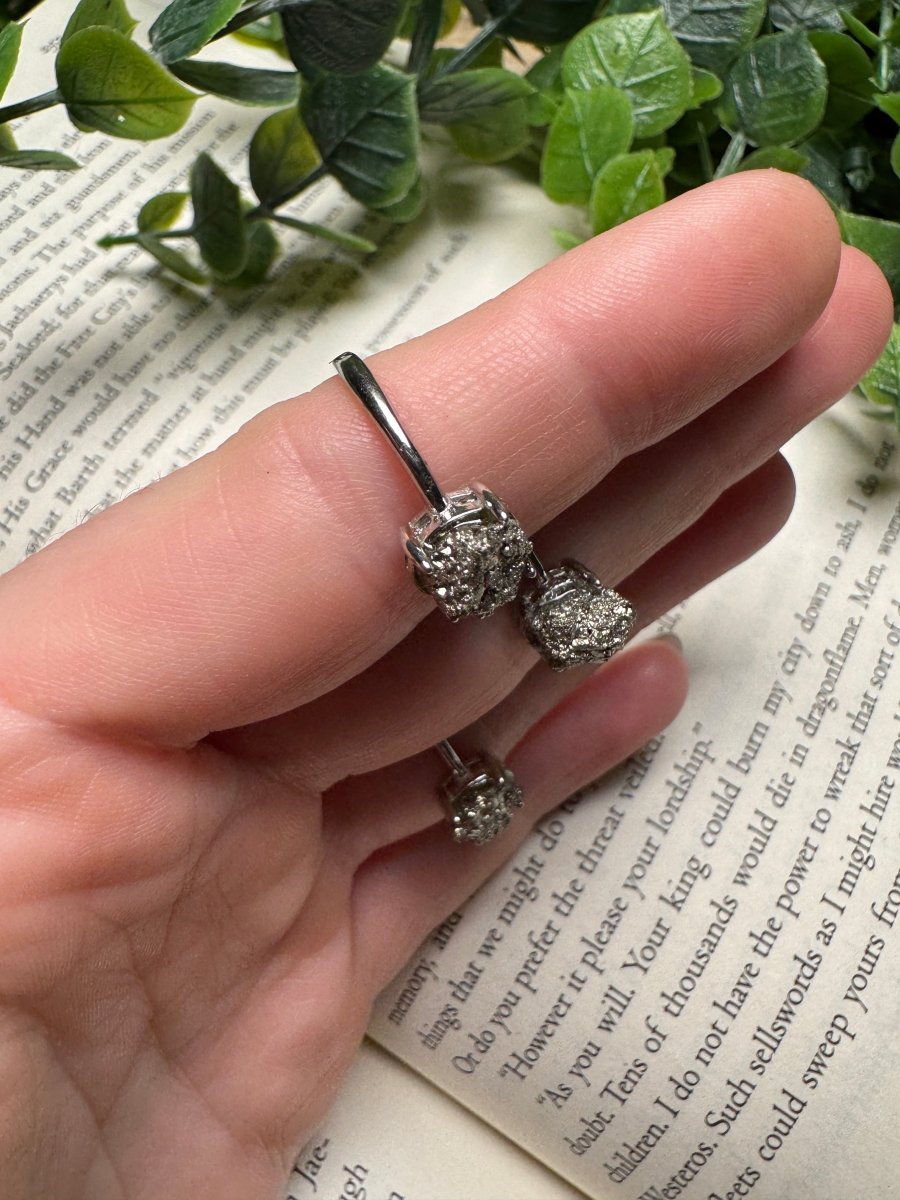 Pyrite Adjustable Ring
